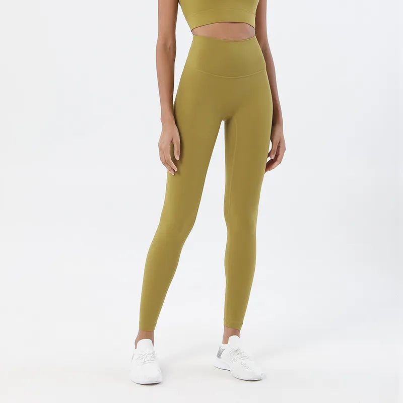 Soft Naked-Feel High Waist Yoga Fitness Pants