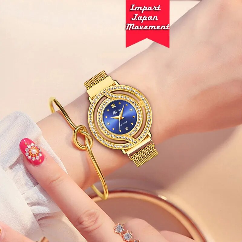 Luxury Brand Waterproof Diamond Watches
