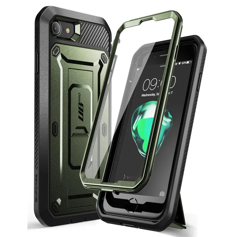 Built-in Screen Protector Holster Cover Case