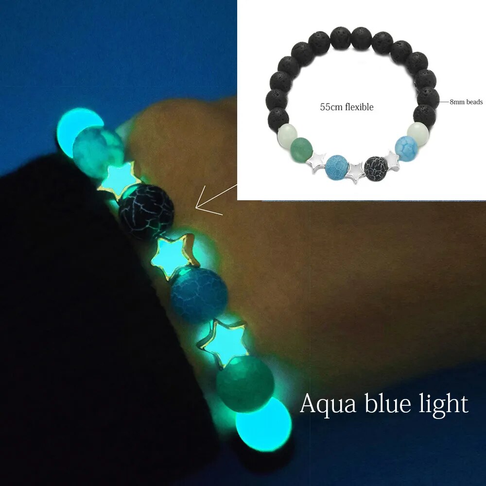 Natural Stone with Luminous Glow Bracelet