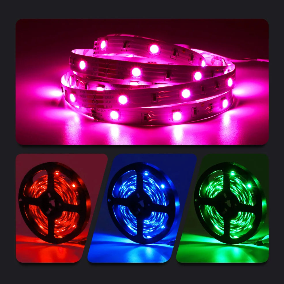 RGB LED Strip Light Flexible Ribbon