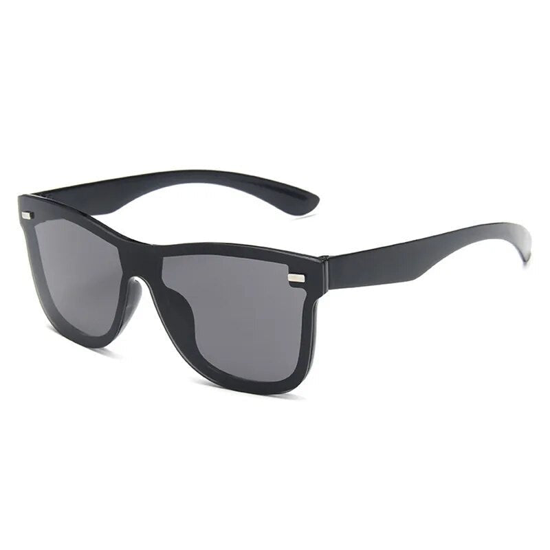 Vintage Square One-piece Lens Sun Glasses