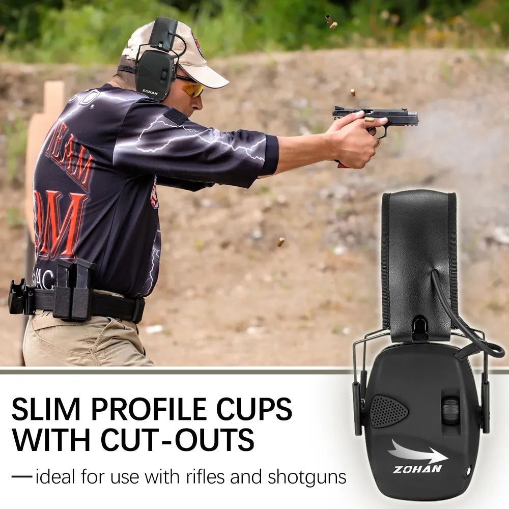 Sound Amplification Anti-noise Earmuffs Professional