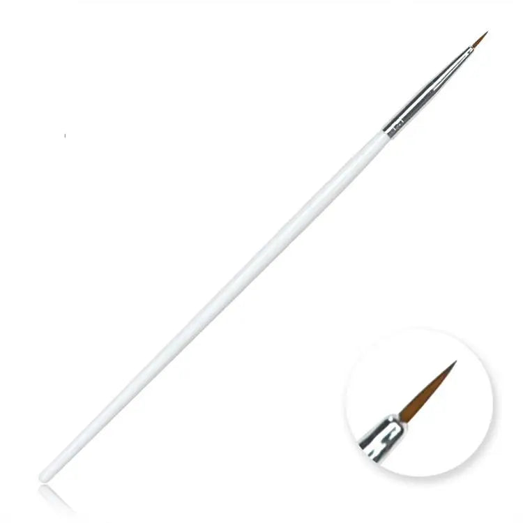 2 piezas pincel de dibujo herramienta para manicura y decoración de uñas