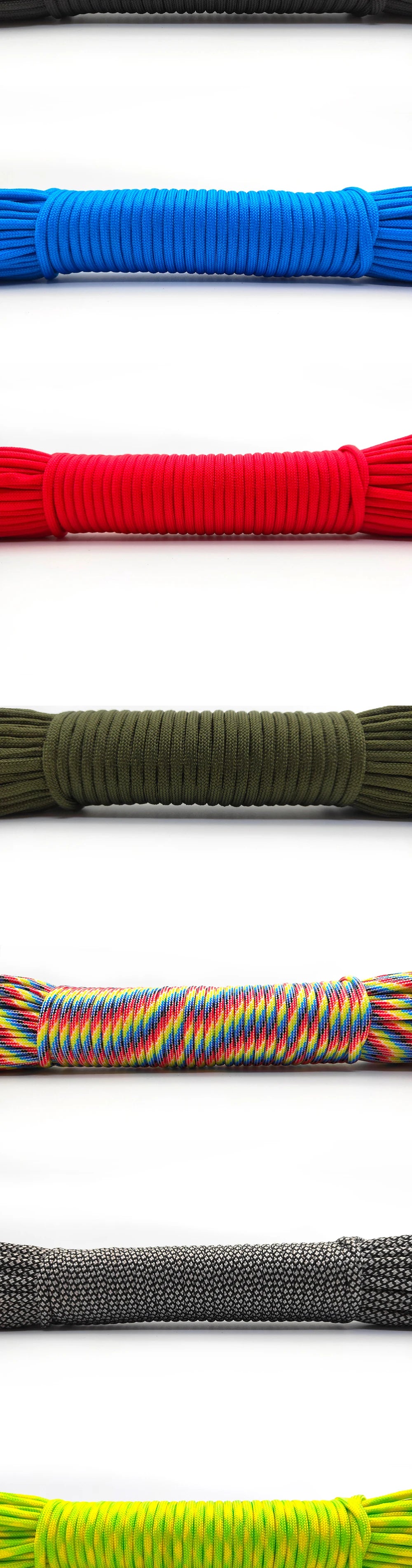 Cuerda de cordón de paracaídas de supervivencia