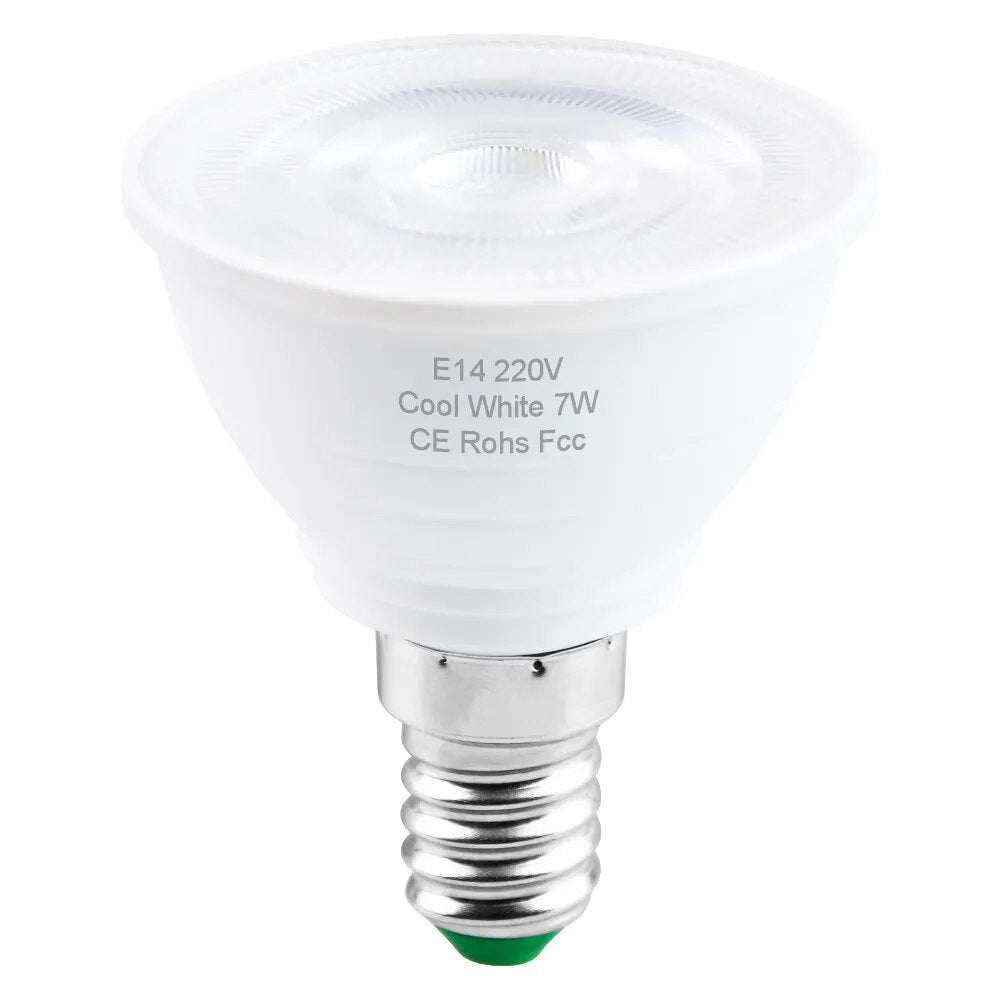 E27 LED-Spotlicht, GU10-LED-Glühbirne, 5 W, E14-LED-Lampe, 220 V, Strahler