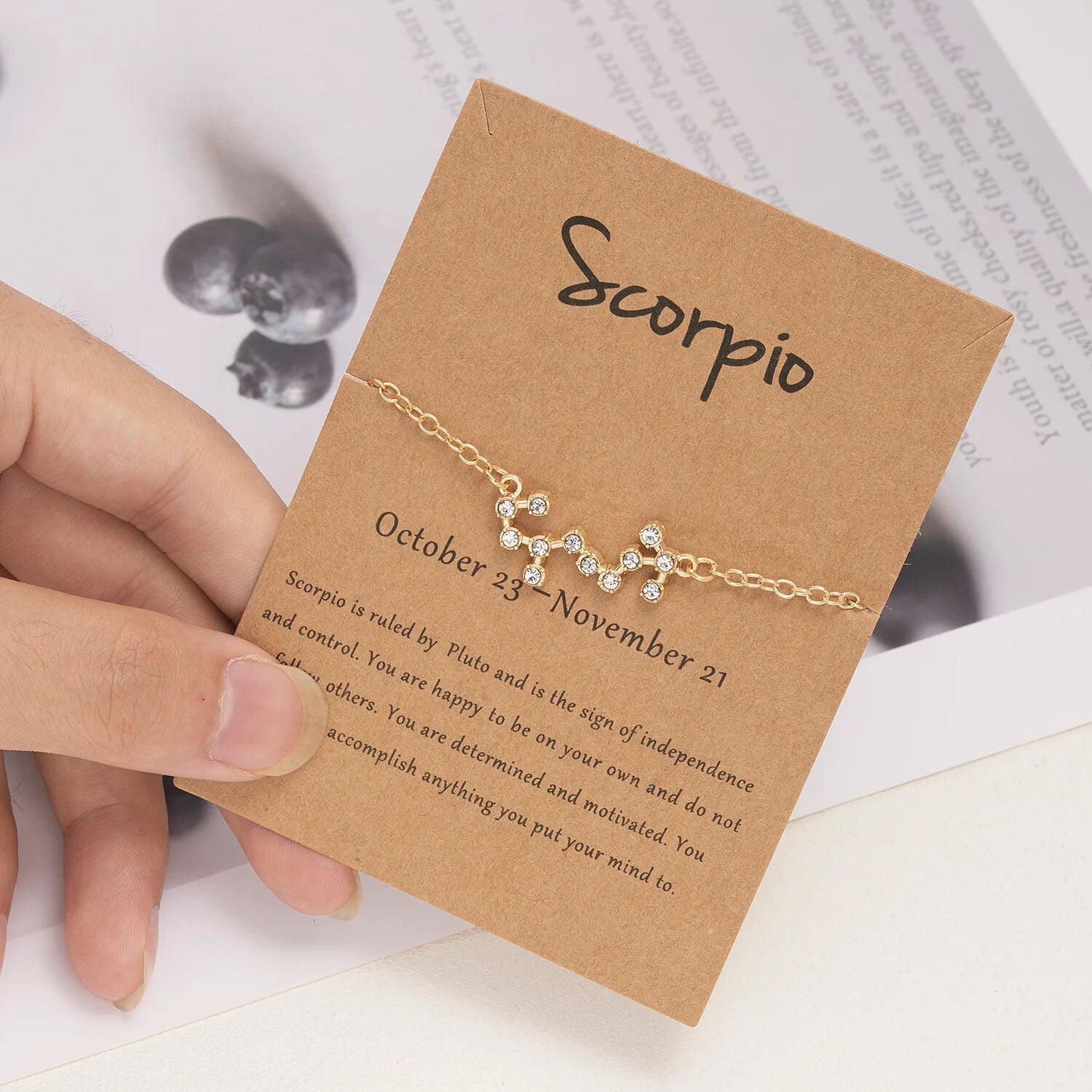 Bracelet Crystal Charm Chain