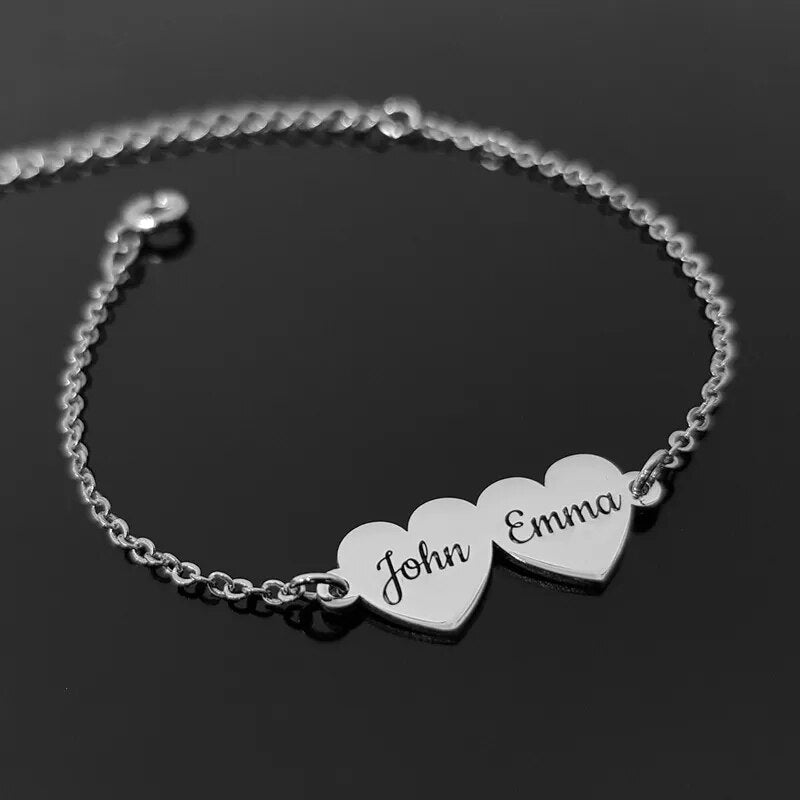 Stainless Steel Cute Heart  Bracelet Jewelry  Bracelet