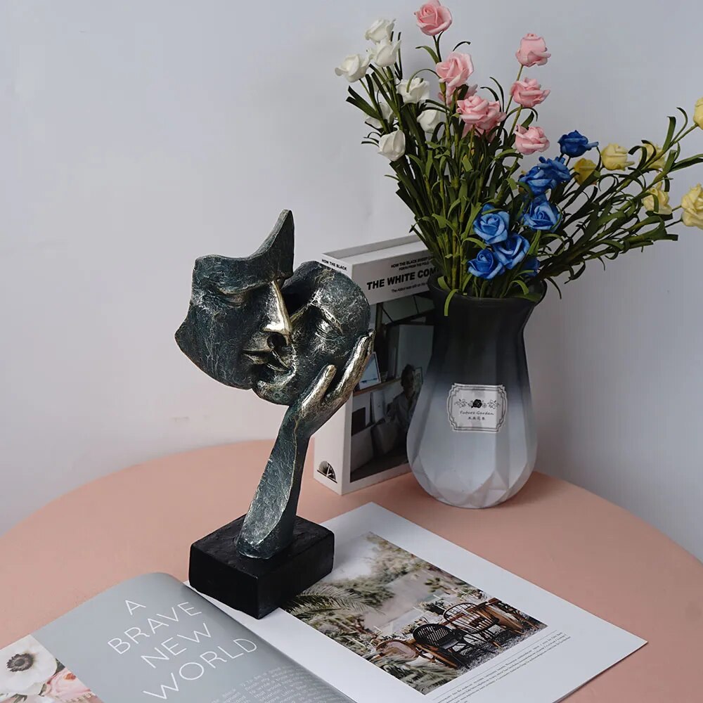 Vintage Bust Statue Resin Crafts Figurines