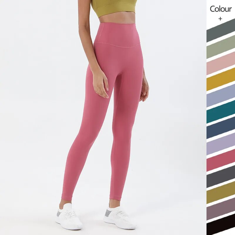 Soft Naked-Feel High Waist Yoga Fitness Pants