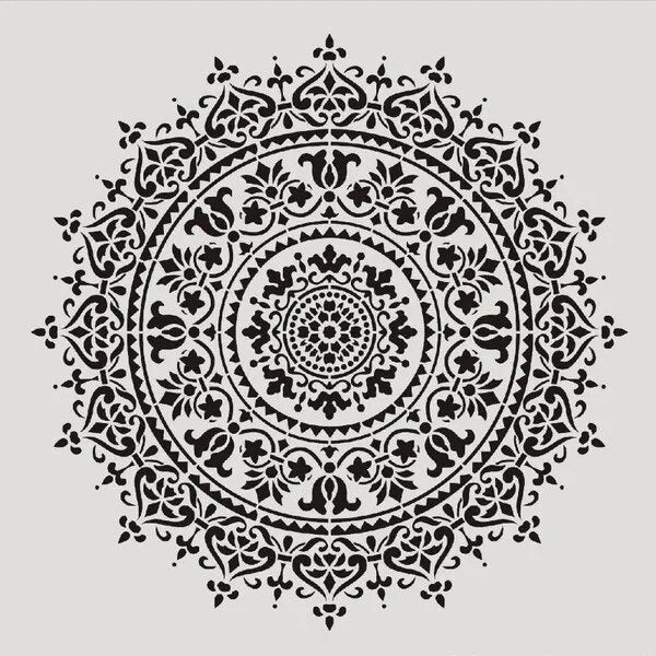 Multi-Use 30x30cm Stencil for Crafting