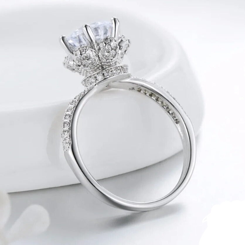 Sterling Silver Engagement Rings