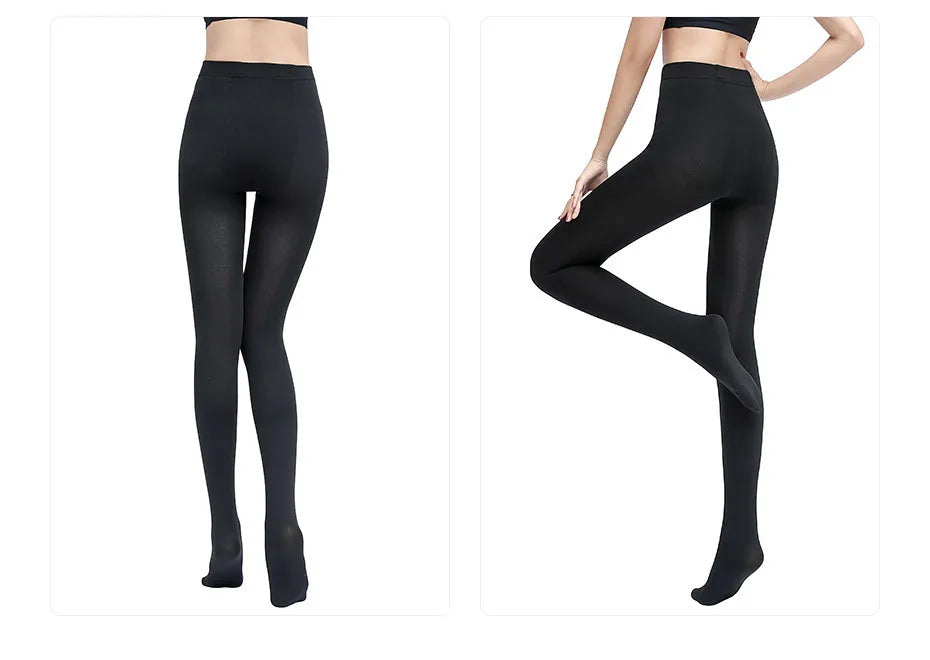 Hochelastische Winterstrumpfhose