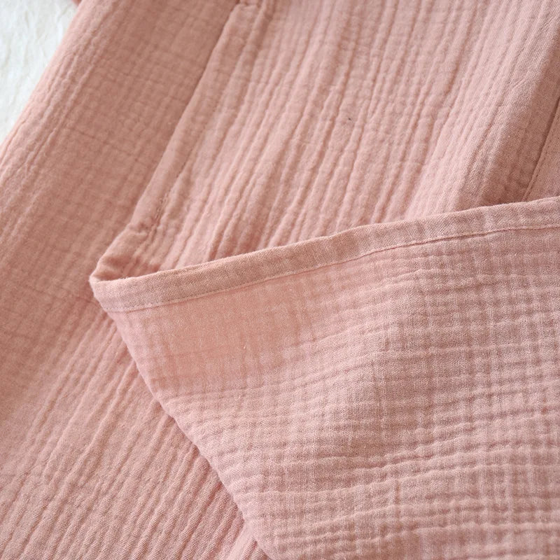 Albornoz camisón fino de primavera para mujer