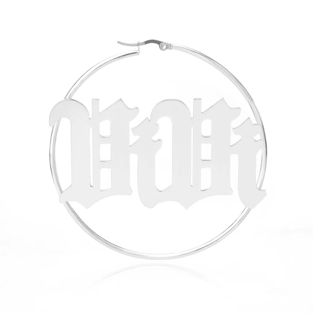 Stainless Steel Hoop Earring