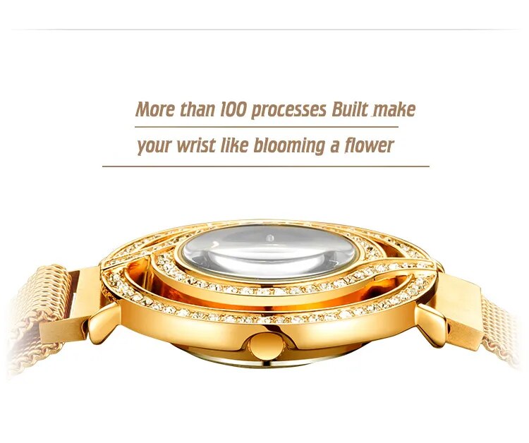 Luxury Brand Waterproof Diamond Watches