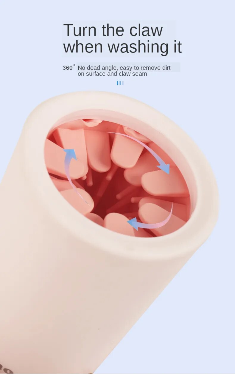 Portable Dog Paw Cleaner Easy Foot Wash for Pets