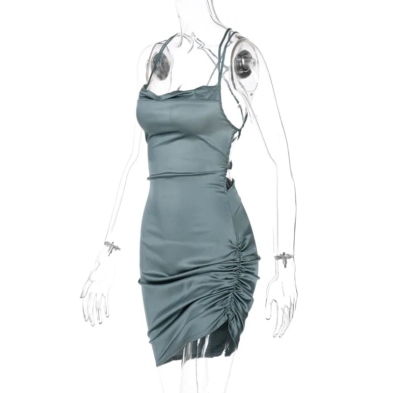 Women Strap Mini Dress