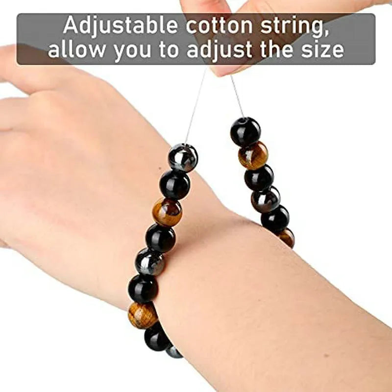 Joyería de pulsera de cuentas de ojo de tigre