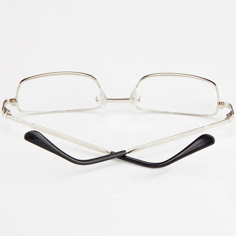 Gafas de lectura con lentes de vidrio real, montura completa