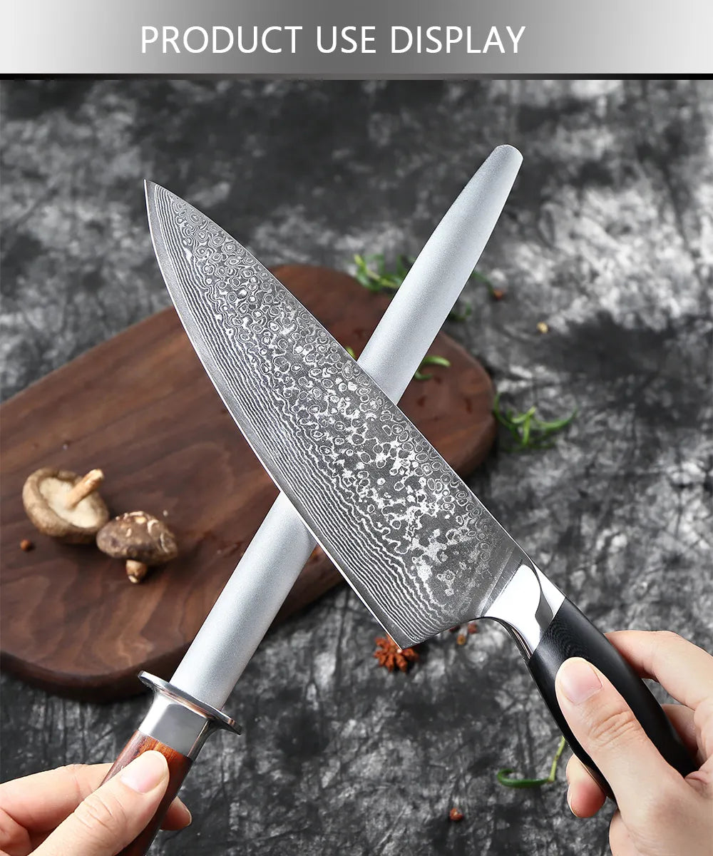 Alloy Steel Round Shank Kitchen Knife