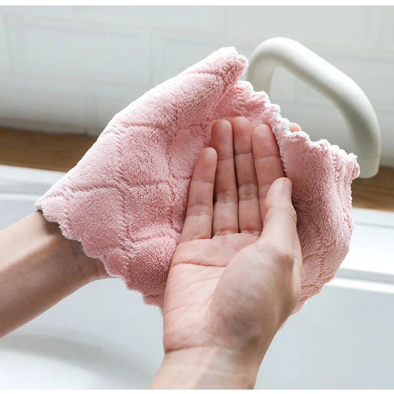 8 Stück Mikrofaser-Handtuch, saugfähige Küchen-Reinigungstücher