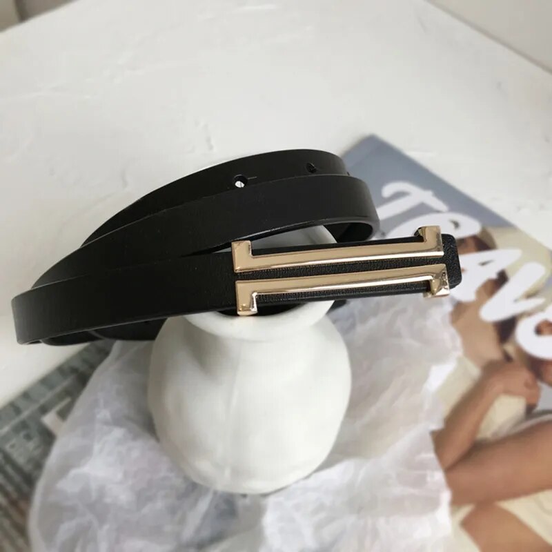 Cinturón de diseñador con correa de cintura con hebilla de metal con personalidad