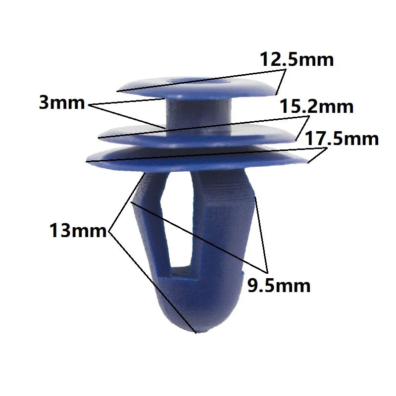 Auto Door Panel Clips Fixing Fastener 9mm