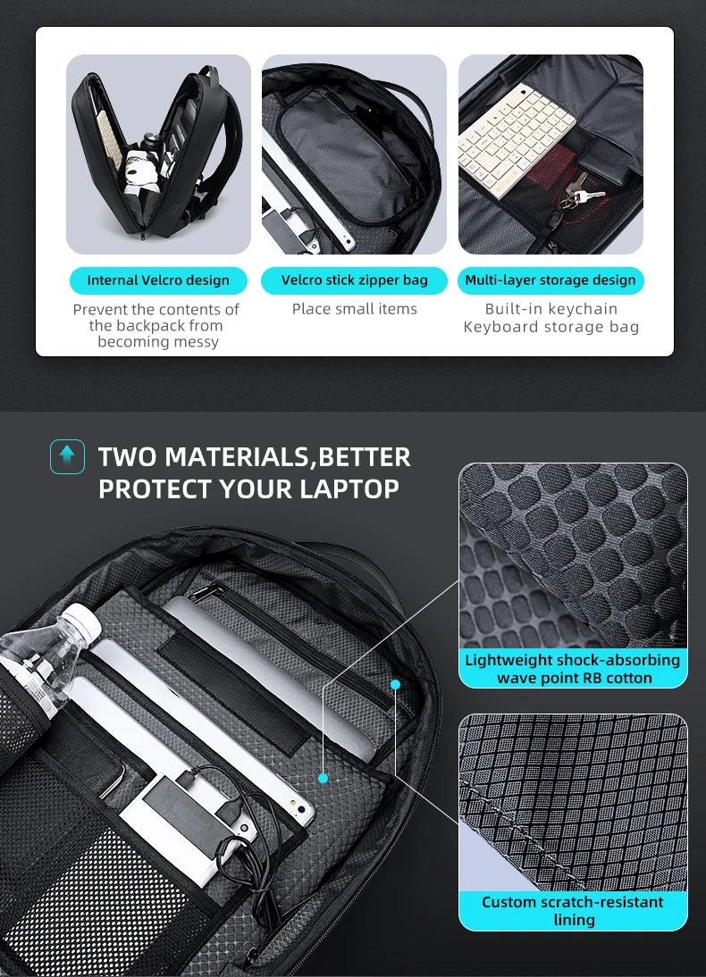 Hard Shell Fashion Backpack Travel Bag