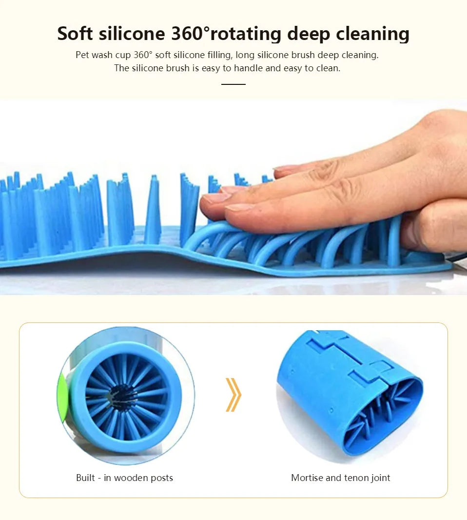 Portable Dog Paw Cleaner Easy Foot Wash for Pets