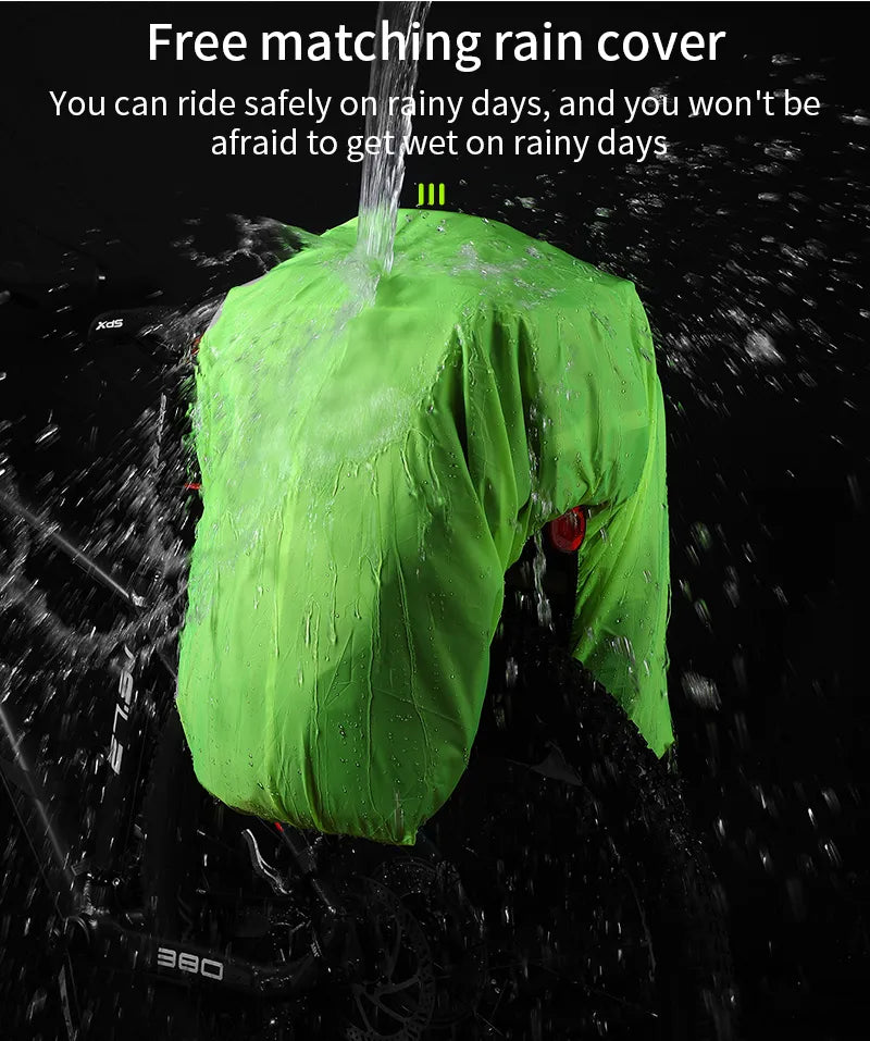 3 In 1 Waterproof Bicycle Trunk Large Capacity Travel Bag