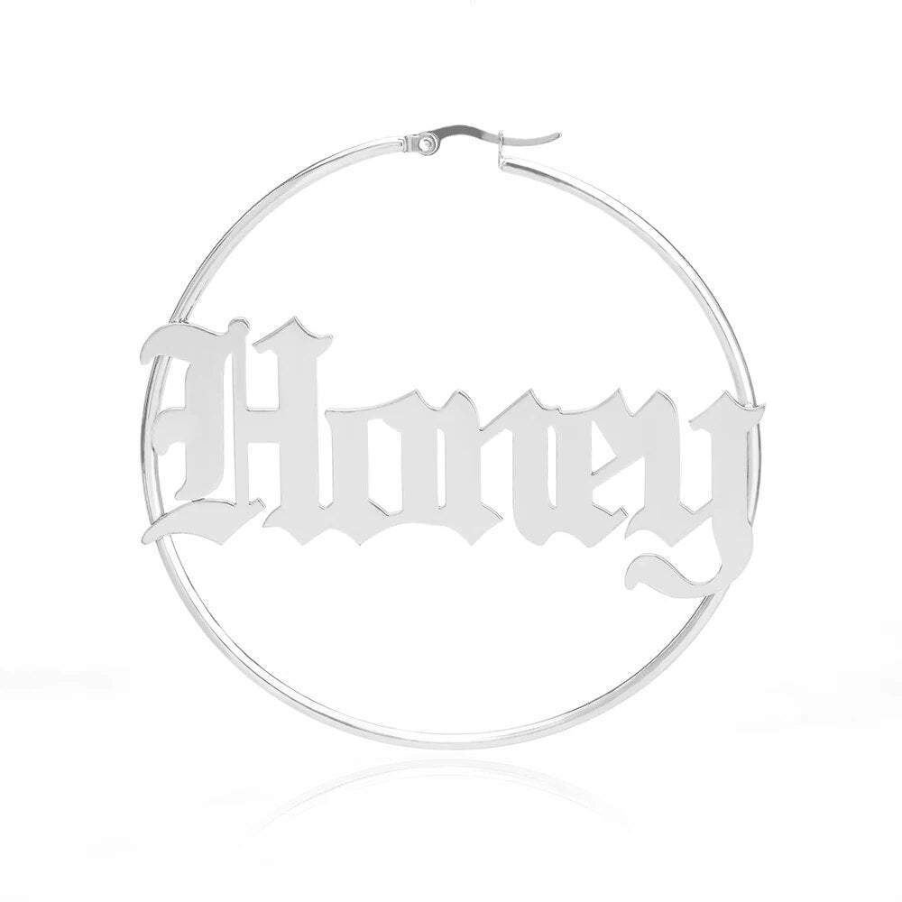 Stainless Steel Hoop Earring