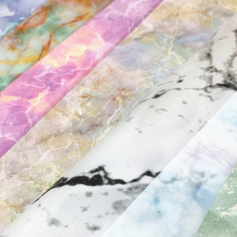 15rolls/box Marble Stone Nail Art Transfer Paper