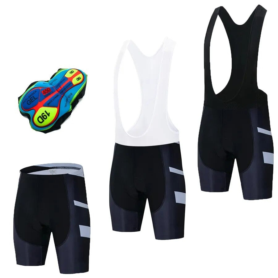 Breathable 19D Gel Padded Men's Bike Shorts