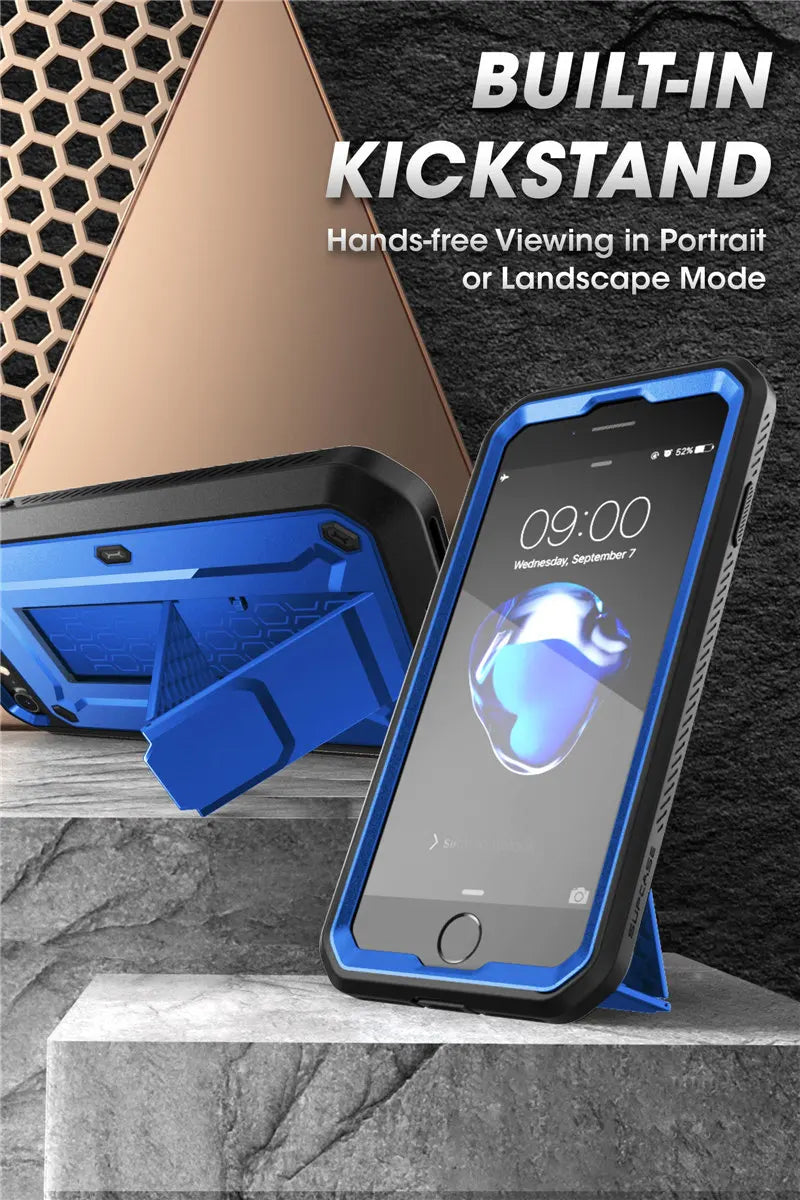 Built-in Screen Protector Holster Cover Case