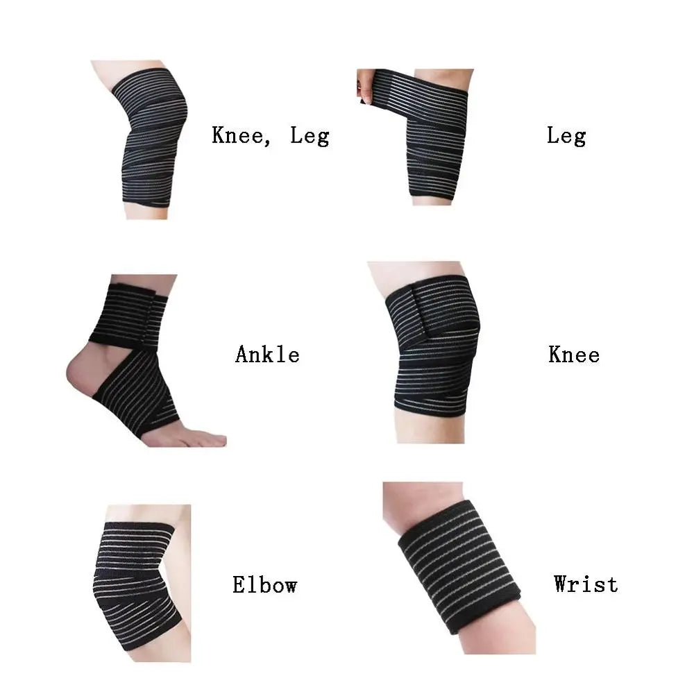 Cinta de kinesiología deportiva para tobillo, muñeca y rodilla