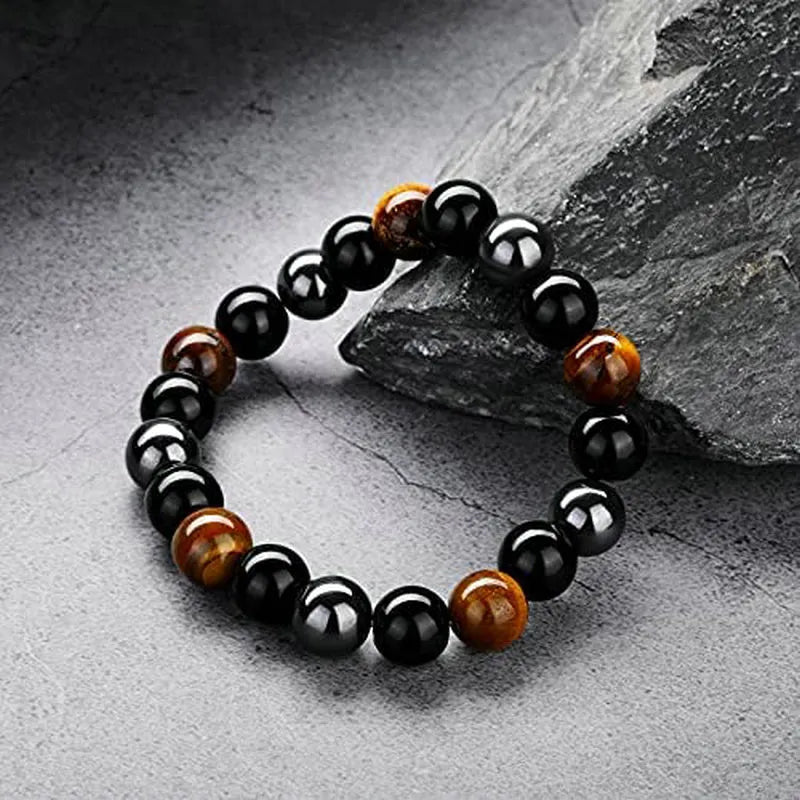 Joyería de pulsera de cuentas de ojo de tigre
