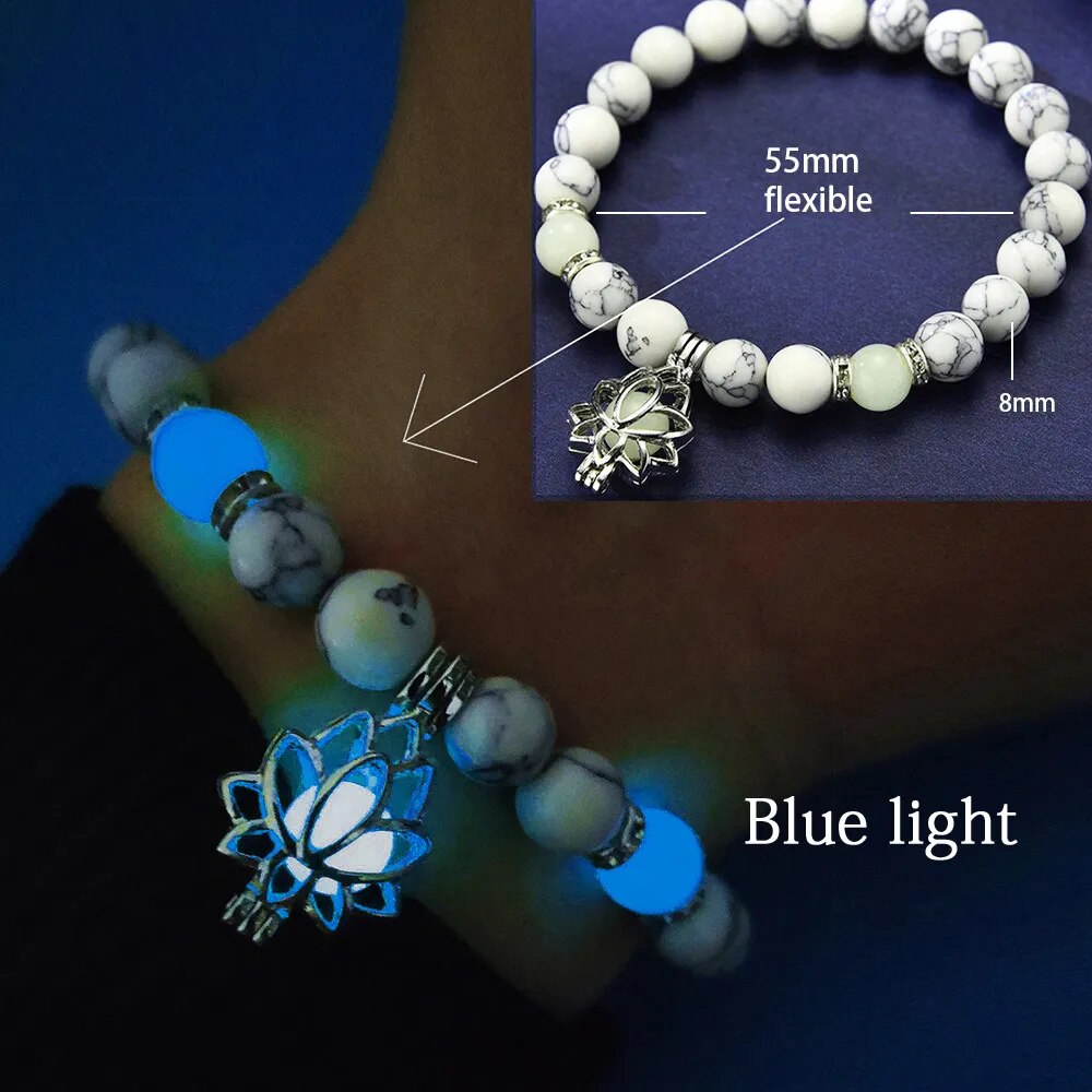 Natural Stone with Luminous Glow Bracelet
