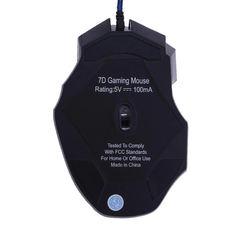 LED Backlight Optical USB Wired Mouse