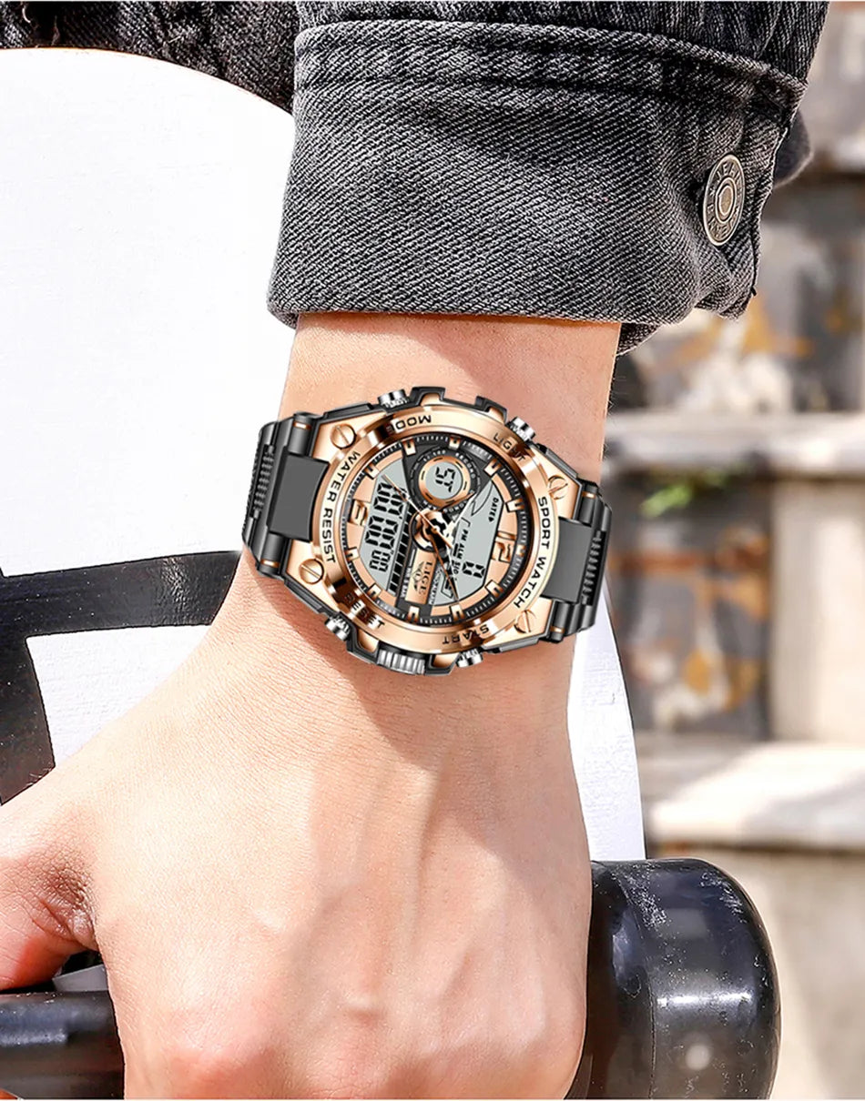 Quartz Digital Waterproof Watch