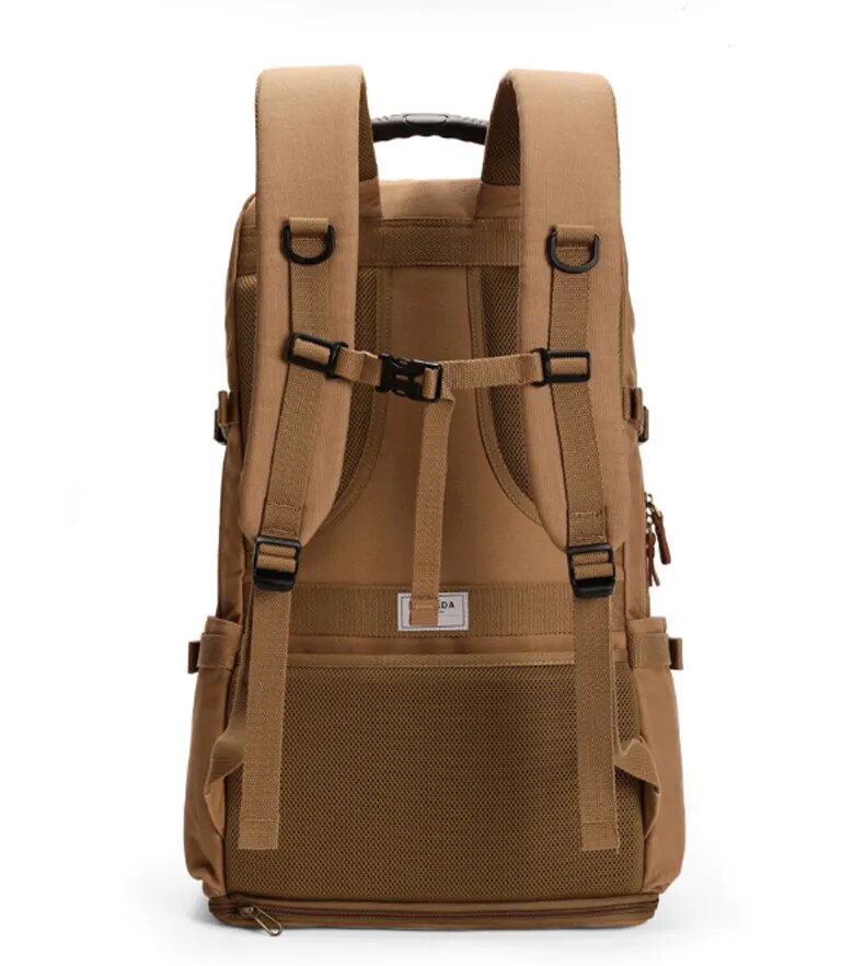 Large Travel Backpack Expandable Canvas Luggage Bag