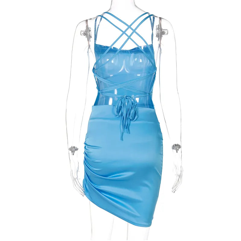 Women Strap Mini Dress