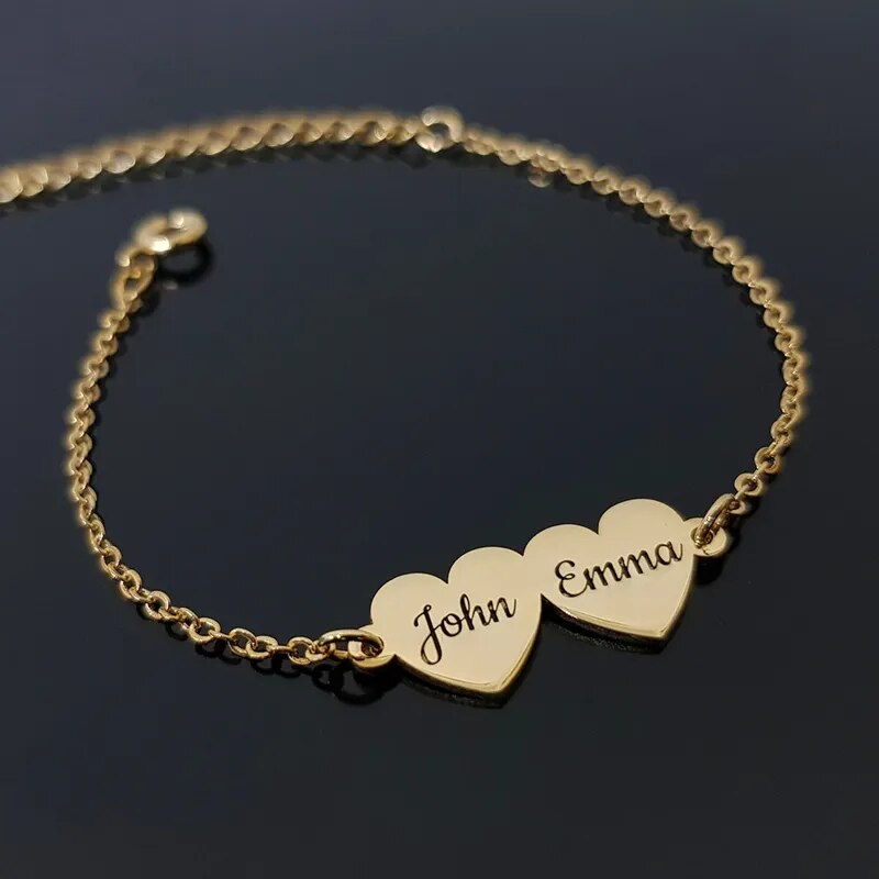 Stainless Steel Cute Heart  Bracelet Jewelry  Bracelet