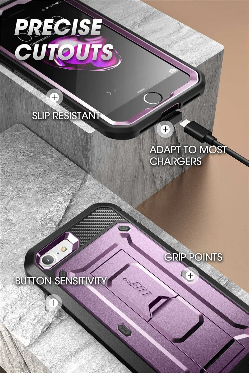 IPhone 7/8 Case Pro Rugged Holster Cover
