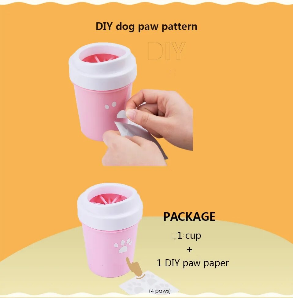 Portable Dog Paw Cleaner Easy Foot Wash for Pets