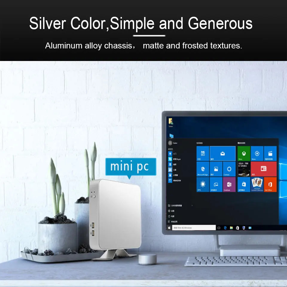 Mini PC HTPC Intel Core i5 Windows 10 Pro