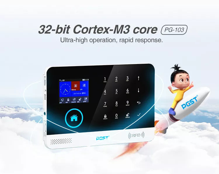Home Security with IP Camera RFID Card