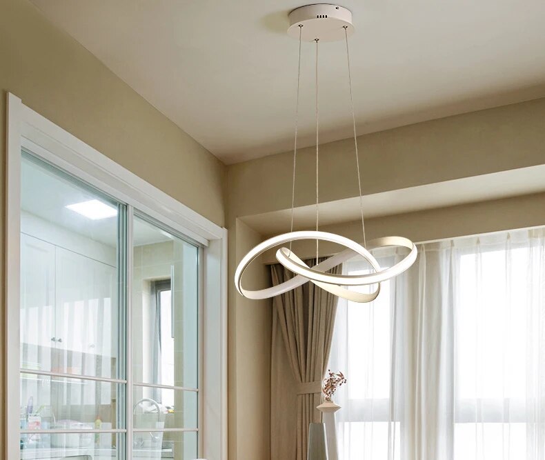 Led Pendant Lights for Stylish Spaces: Remote-Controlled Aluminum