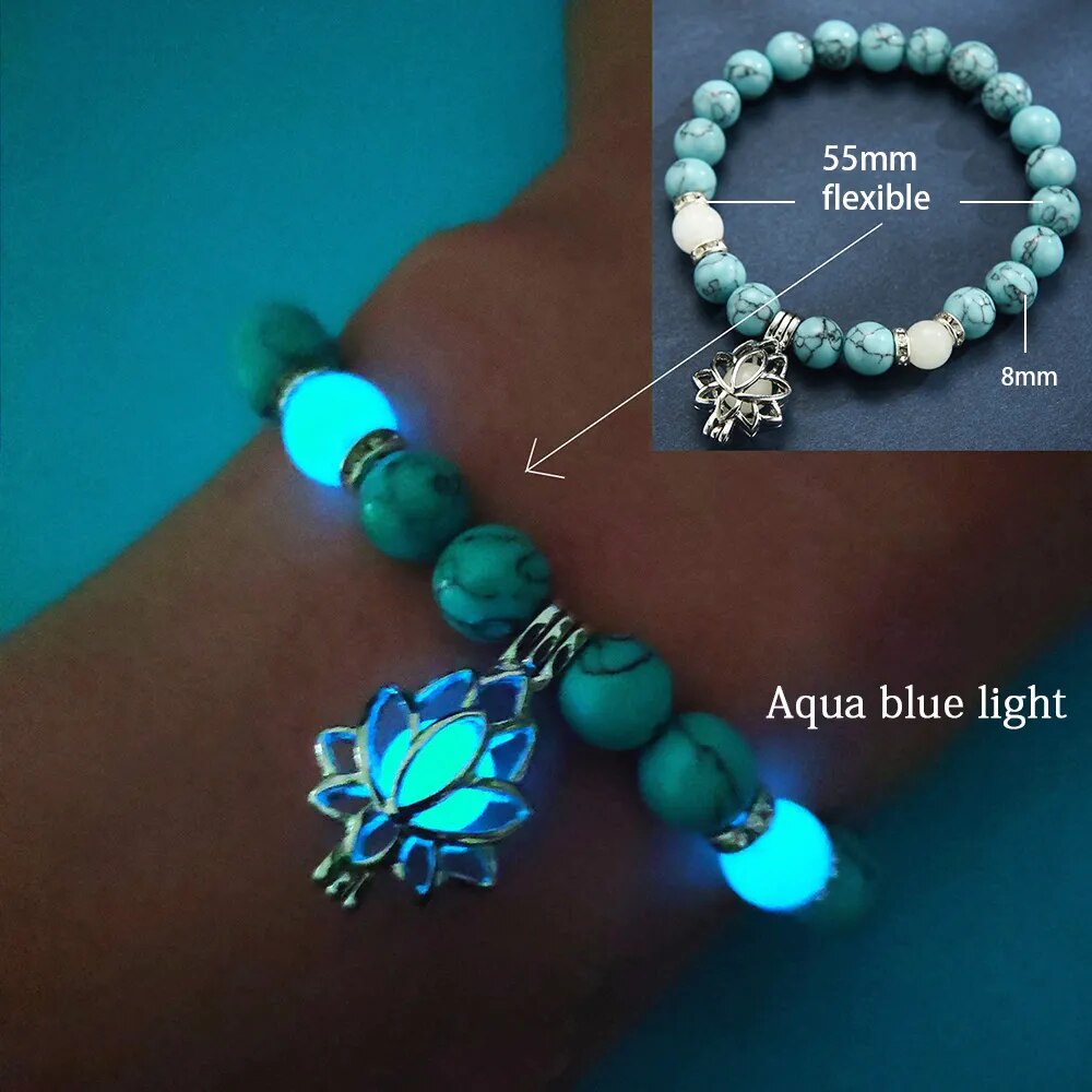 Natural Stone with Luminous Glow Bracelet