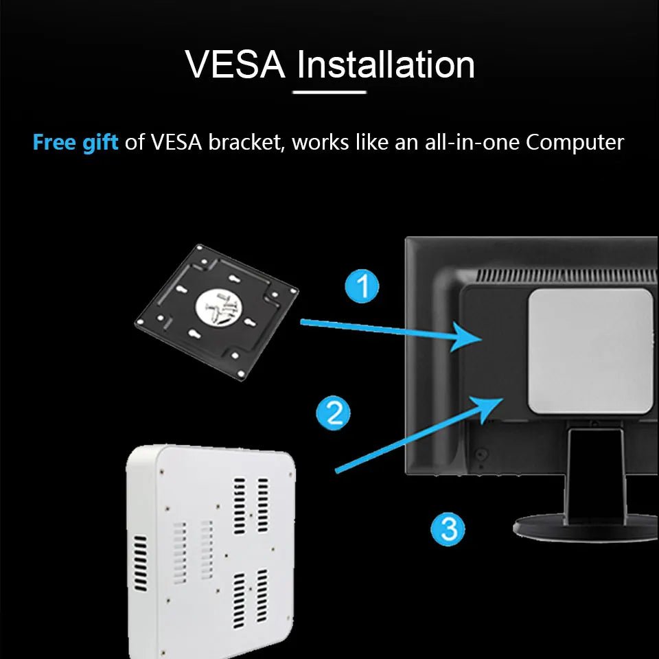 Mini PC HTPC Intel Core i5 Windows 10 Pro